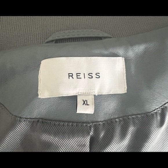 Reiss sports coat grey bomber size xl spring/fall jacket - Picture 2 of 2
